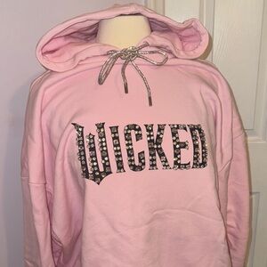 WICKED Pink Glinda Sparkle Hoodie